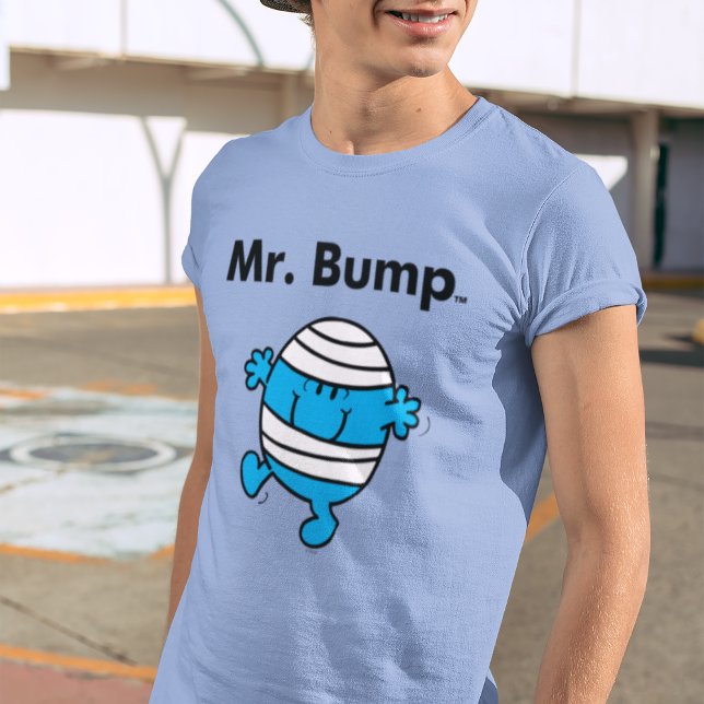Mr. Men | Mr. Bump is a Clutz Tri-Blend Shirt (Person wearing shirt)