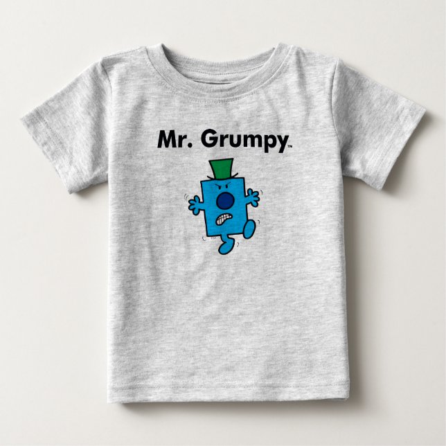 Mr. Men | Mr. Grumpy is a Grump Baby T-Shirt (Front)