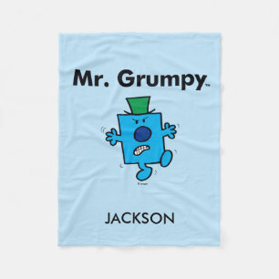 Mr. Men Mr. Grumpy is a Grump Fleece Blanket