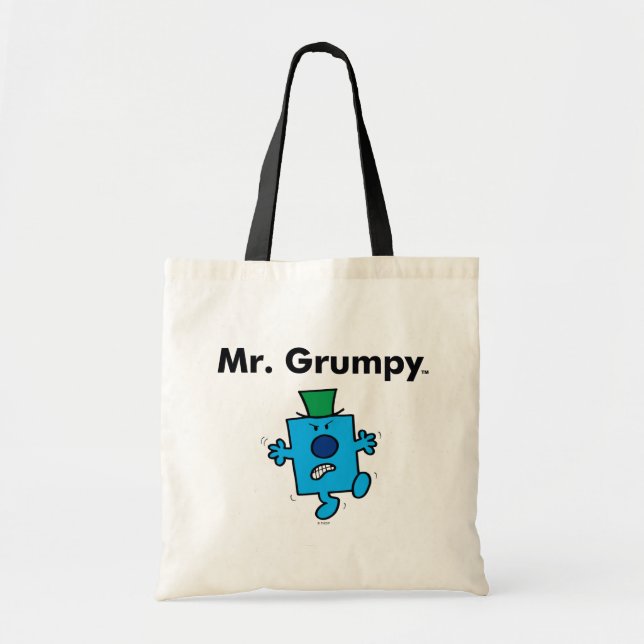 Mr. Men | Mr. Grumpy is a Grump Tote Bag (Front)