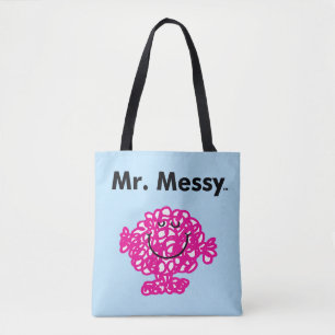 Mr. Men Mr. Messy Is Cute, But Messy Tote Bag