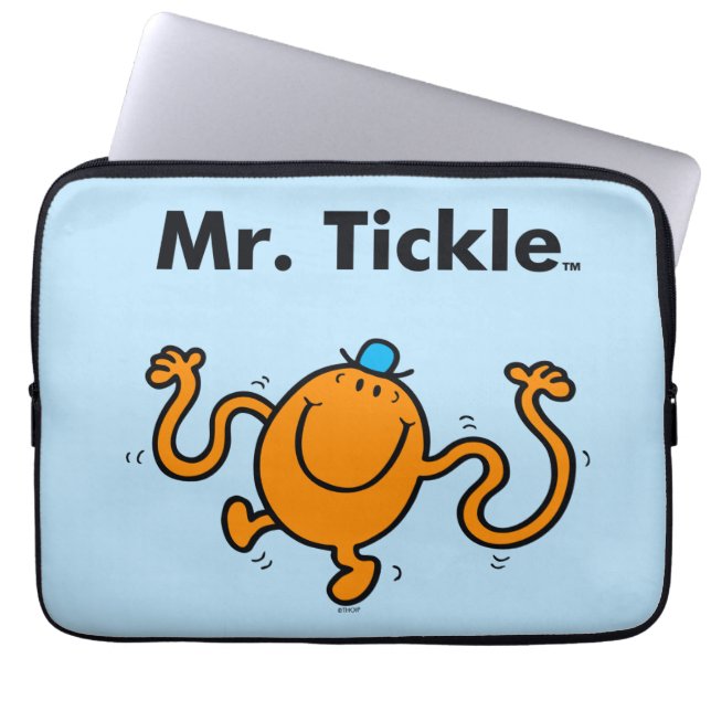 Mr. Men | Mr. Tickle Will Tickle Laptop Sleeve (Front)