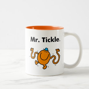 Mr. Men   Mr. Tickle Will Tickle Two-Tone Coffee Mug