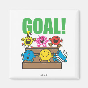 Mr. Men Soccer Fans   Goal Magnet