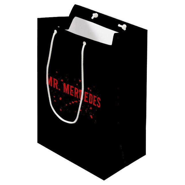 Mr. Mercedes Logo Medium Gift Bag (Front Angled)
