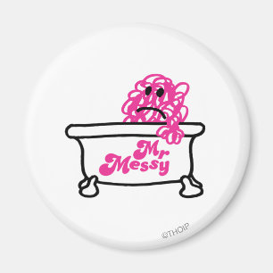 Mr. Messy Bathtub Logo Magnet