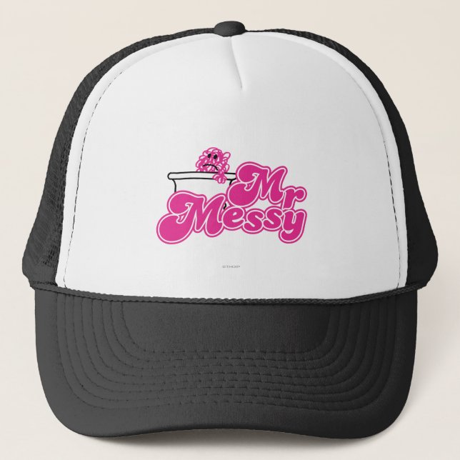Mr. Messy | Bathtub Soaking Trucker Hat (Front)