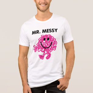 Mr. Messy   Classic Pose Tri-Blend Shirt