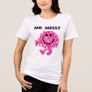 Mr. Messy Classic Pose Tri-Blend Shirt
