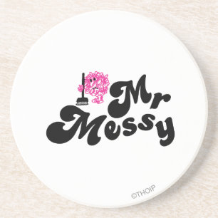 Mr. Messy Cleaning With Broom Coaster