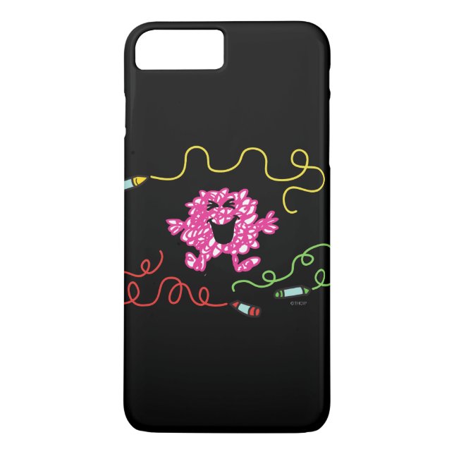 Mr. Messy Playing With Crayons Case-Mate iPhone Case (Back)