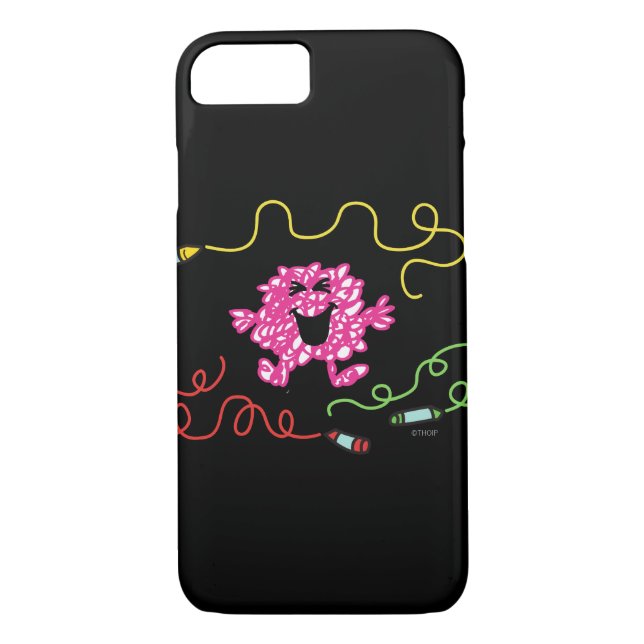 Mr. Messy Playing With Crayons Case-Mate iPhone Case (Back)