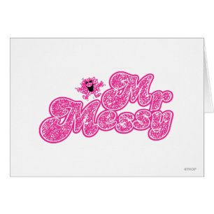 Mr. Messy Sparkling Pink Name
