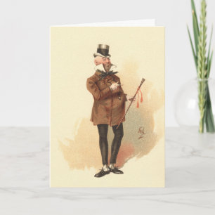 Mr. Micawber by Kyd - Dickens' David Copperfield Card