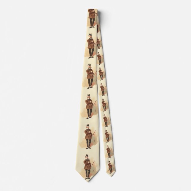 Mr. Micawber by Kyd - Dickens' David Copperfield Tie (Front)