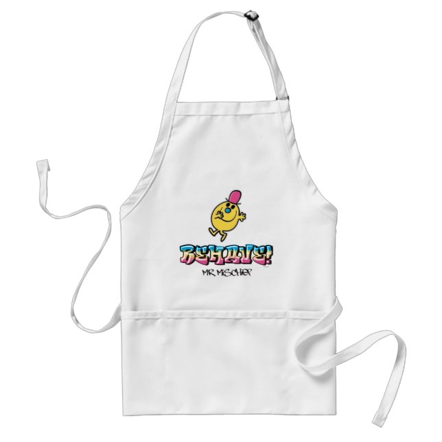 Mr. Mischief | Behave Standard Apron (Front)
