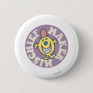 Mr. Mischief Mischief Maker 6 Cm Round Badge