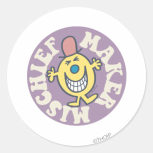 Mr. Mischief   Mischief Maker Classic Round Sticker