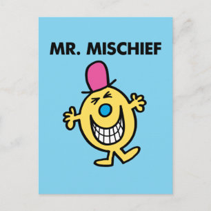 Mr. Mischief   Smiling Gleefully Postcard