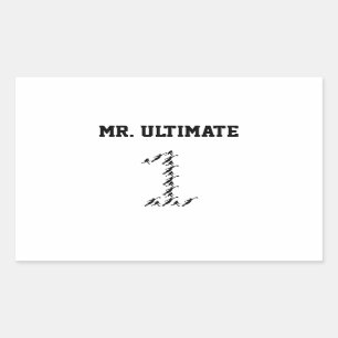 Mr./Miss Ultimate Rectangular Sticker