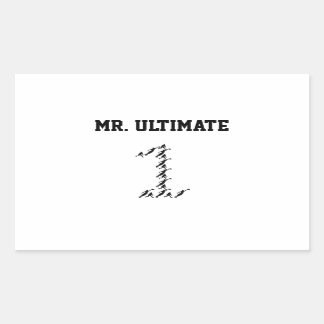 Mr./Miss Ultimate Rectangular Sticker