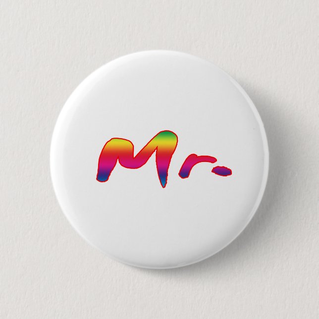 Mr Mister Button (Front)