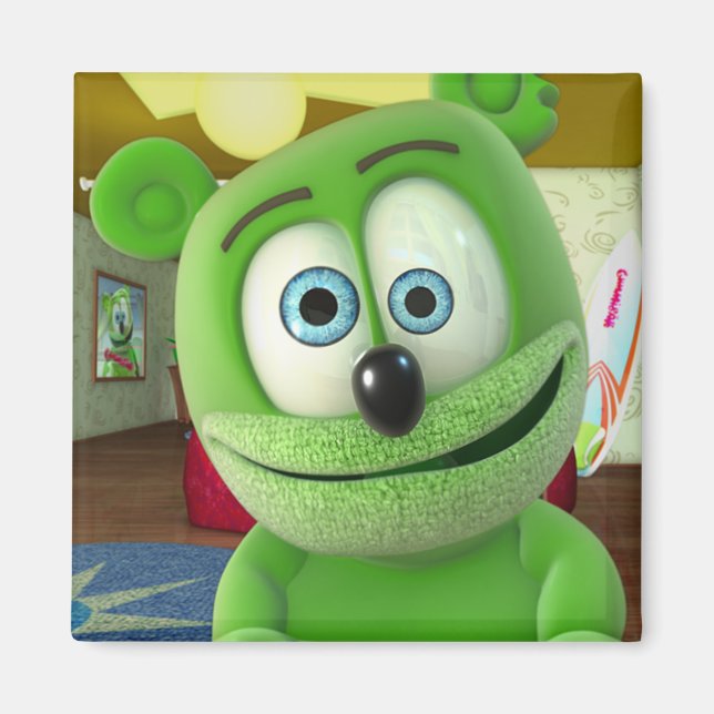 Mr. Mister Gummibär Webcam Magnet (Front)