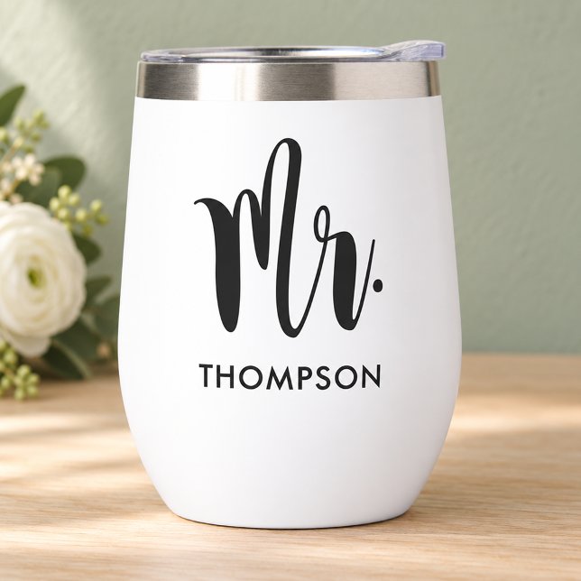 Mr Modern Black Script Wedding Custom (Creator Uploaded)