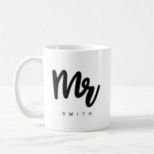 Mr. Modern Typography Personalizable Coffee Mug
