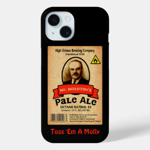 Mr. Molotov's Pale Ale Label iPhone 15 Case