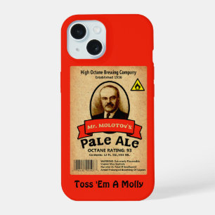 Mr. Molotov's Pale Ale Label iPhone 15 Case