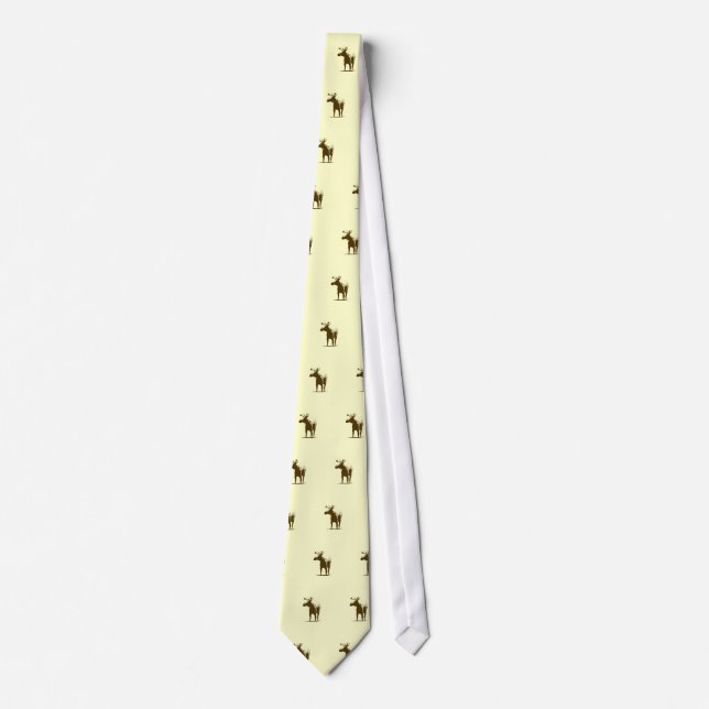 Mr. Moose Goes to the Office Tie (Front)