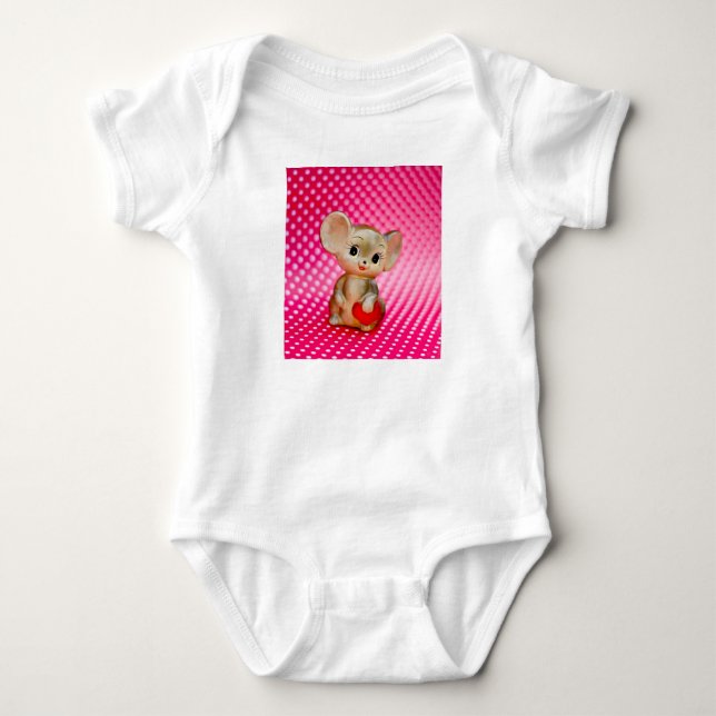 Mr. Mouse Baby Bodysuit (Front)