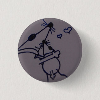 Mr. Mouse - just hugs - round 3 Cm Round Badge