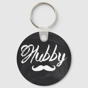 Mr Moustache Groom Honeymoon hubby Key Ring