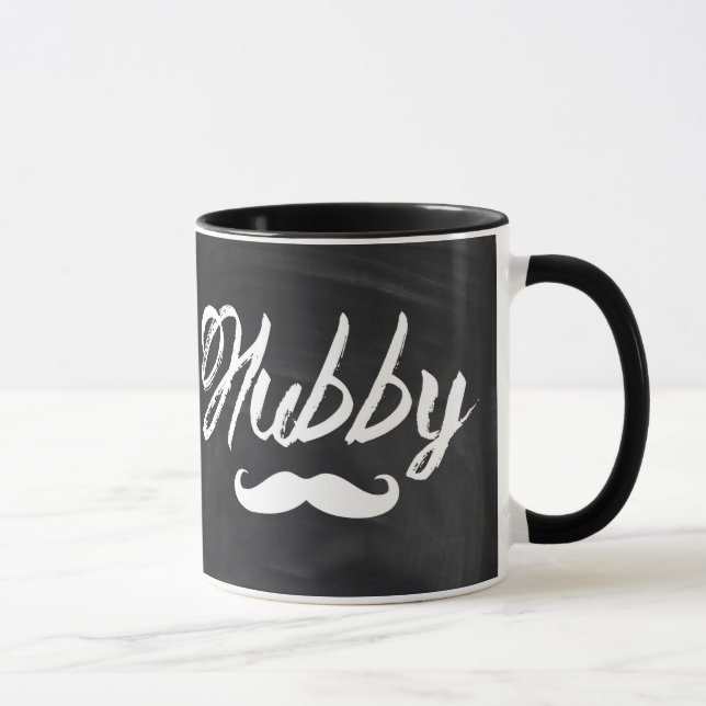 Mr Moustache Groom Honeymoon hubby Mug (Right)