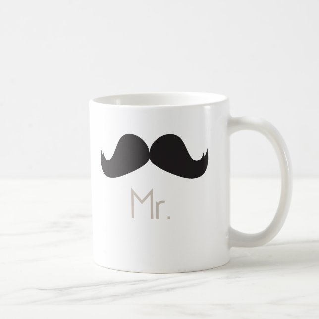 Mr. Moustache  Mug (Right)