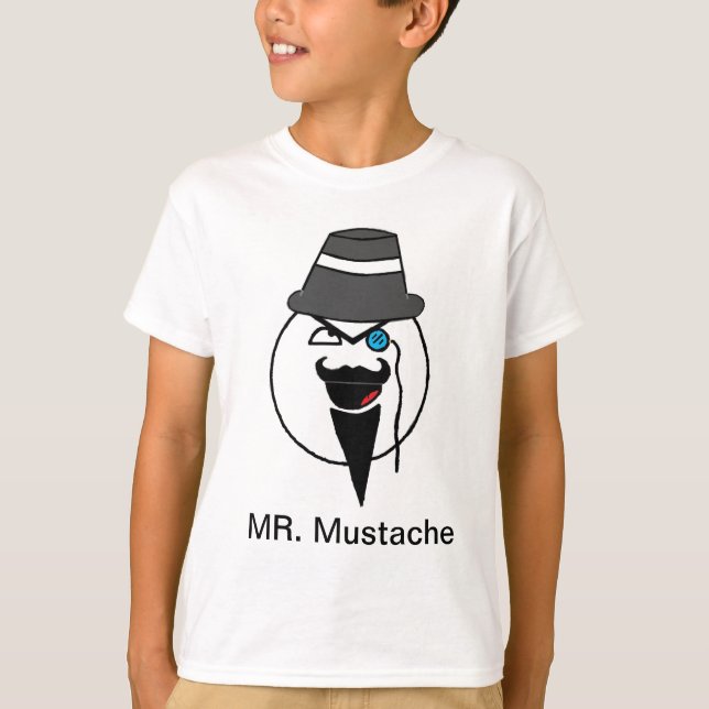 MR. Moustache T-Shirt (Front)