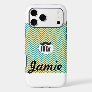 Mr. Moustache Yellow and Green