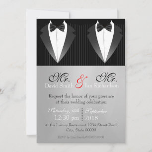Mr. Mr. Bow Invitation