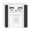 Mr. & Mr. Bow Ties & Pin Striped Wedding Invite