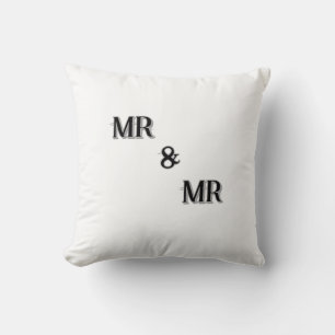 Mr & Mr cushion