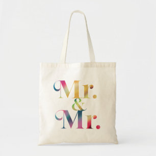 Mr. & Mr. Gay Bachelor Party Gay Marriage Tote Bag