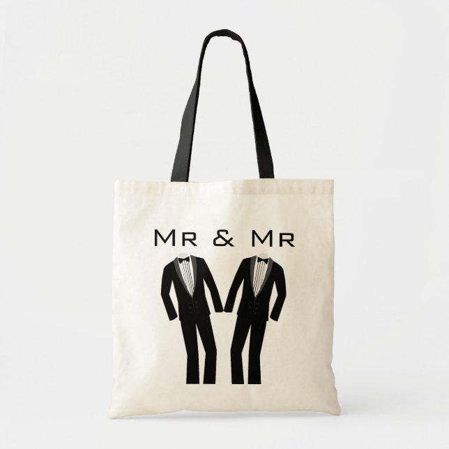 Mr & Mr Keepsake Tote (Front)