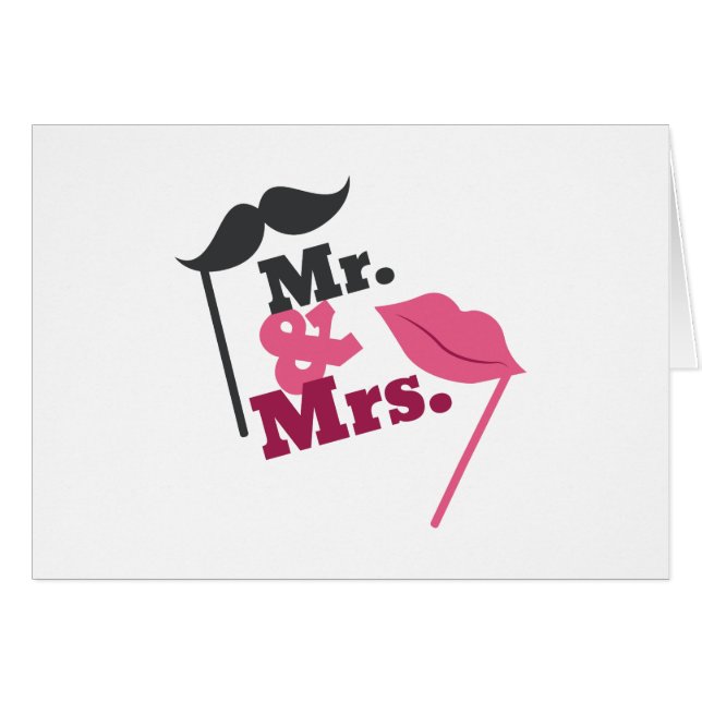 Mr & Mrs (Front Horizontal)