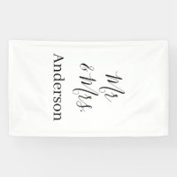 Mr & Mrs add family name date year wedding favour