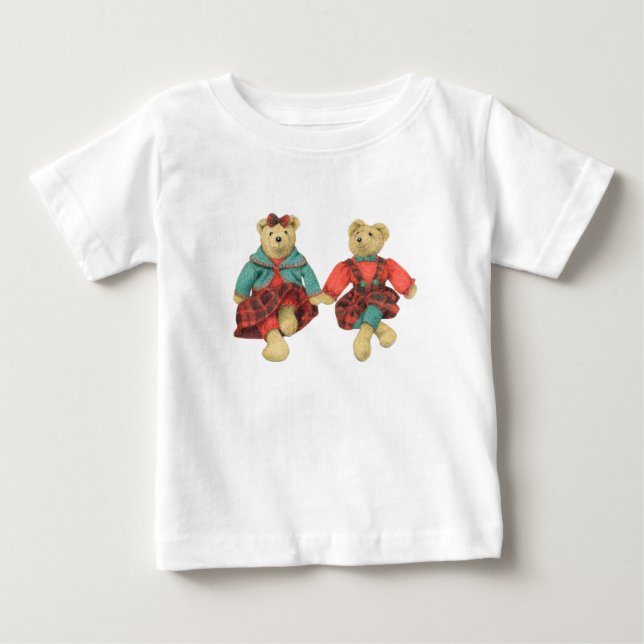 MR. & MRS. BEAR Baby T-shirt (Front)