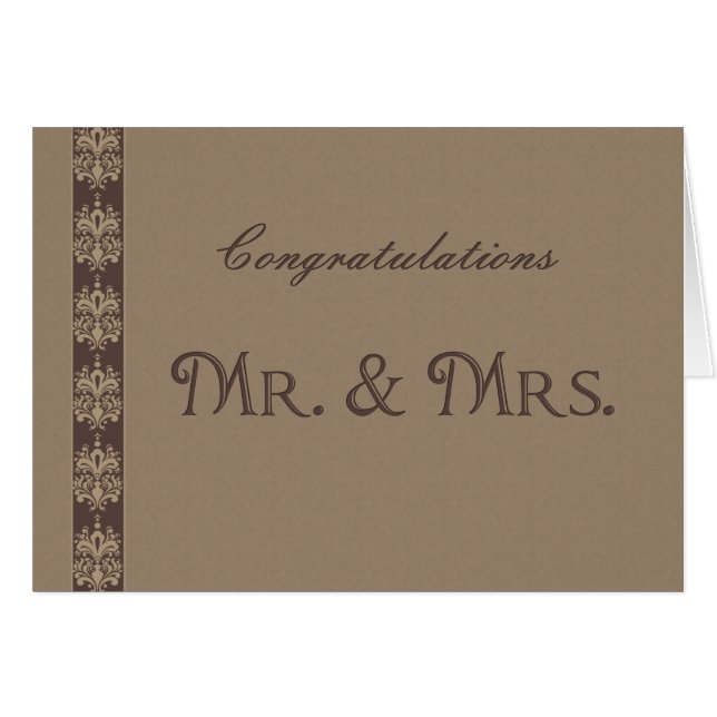 Mr & Mrs Brown Wedding (Front Horizontal)