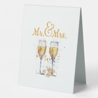 Mr. & Mrs. Champagne Celebration