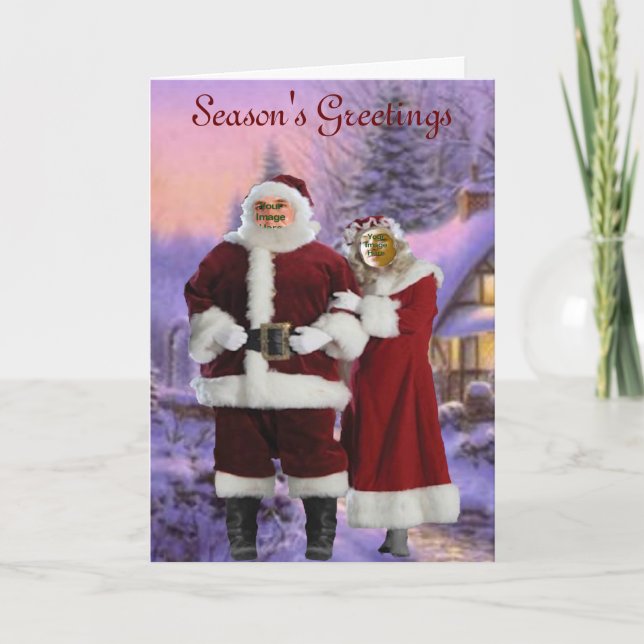 Mr. & Mrs Claus Holiday Card (Front)